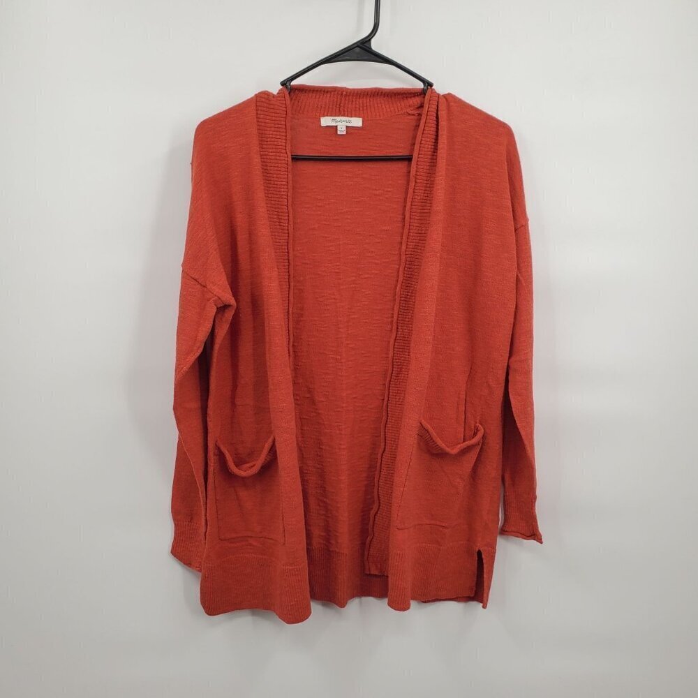 Madewell Bradley Cardigan Sweater Top Women Size Small Long Sleeve Open Drape